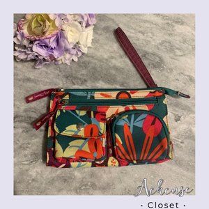 Lily Bloom Floral Fiesta Wristlet